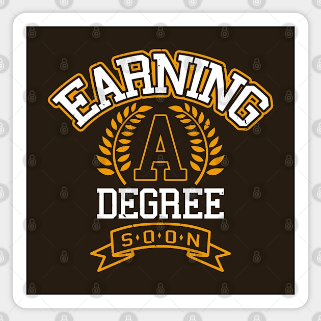 Earning a Degree Sticker by Originals by Boggs Nicolas